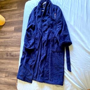 Polo Ralph Lauren Logo Cotton Terry Robe Men's S/M